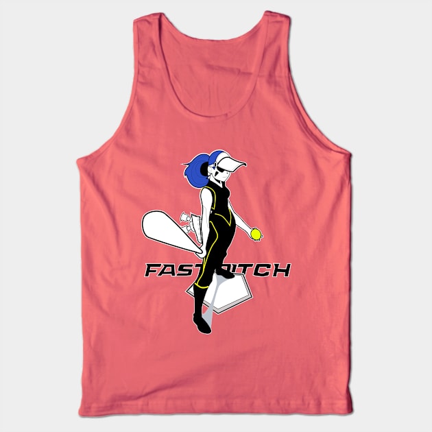 Fastpitch Bater Tank Top by Spikeani